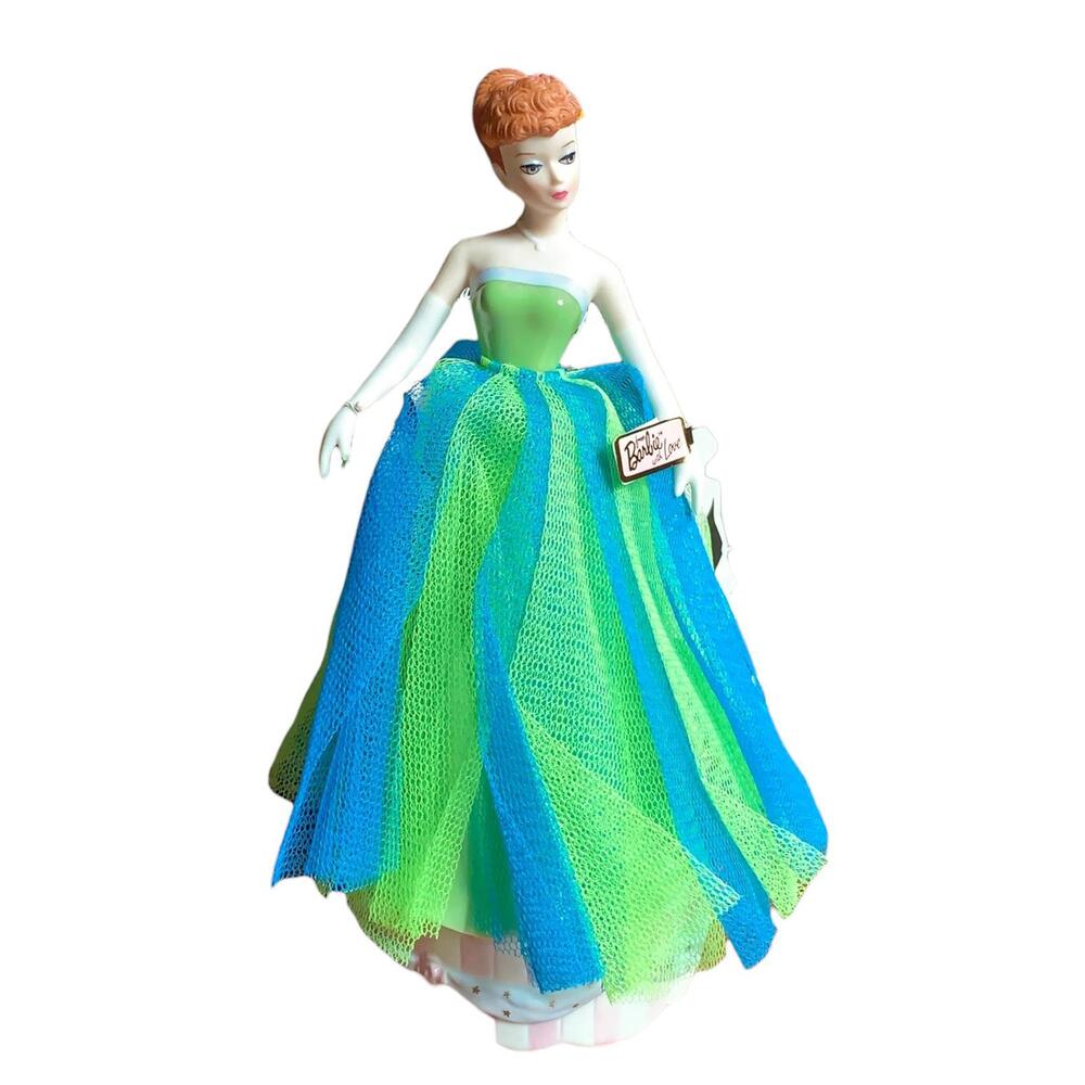 New Vintage Barbie Doll Music Figurine Barbie with Love - Vintage Collectible